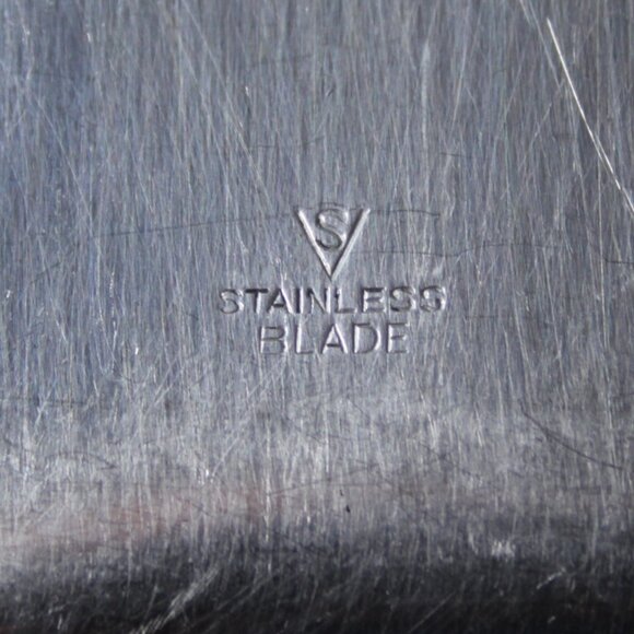 VTG TOWLE STAINLESS PIE SERVER WEIGHTED HANDLE SERRATED BACK EDGE JAPAN TWS111 - Picture 11 of 13